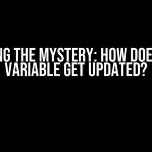 Unlocking the Mystery: How Does Global Variable Get Updated?