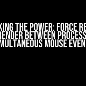 Unlocking the Power: Force React to Rerender Between Processing Simultaneous Mouse Events